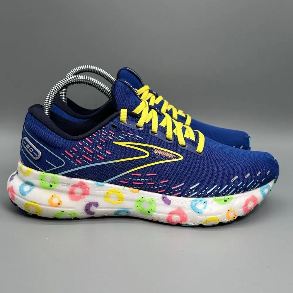 Brooks Glycerin 20 Womens 8 Road Running Ltd Edition Bowl O Cereal Shoes Blue